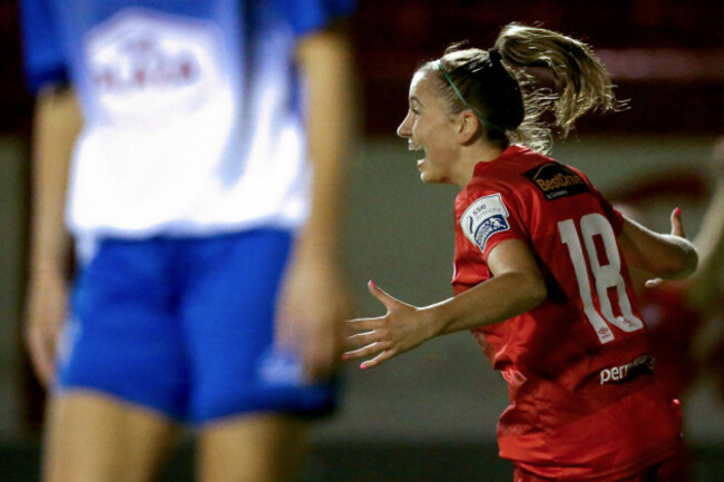 abbie-larkin-celebrates-scoring-a-goal