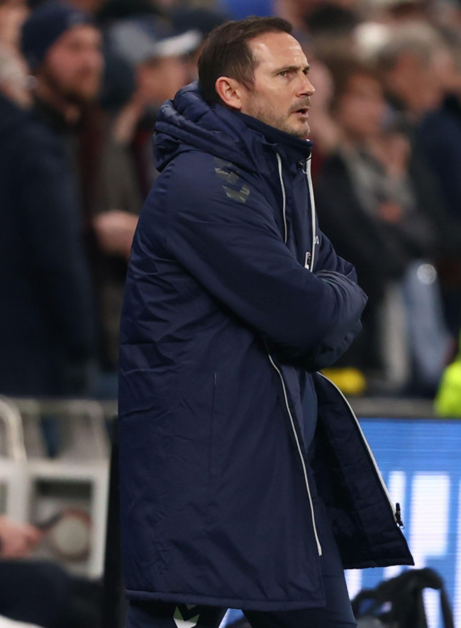 manager-of-everton-frank-lampard-looks-on-after-his-side-go-2-0-behind-tottenham-hotspur-v-everton-premier-league-tottenham-hotspur-stadium-london-uk-7th-march-2022editorial-use-only-data