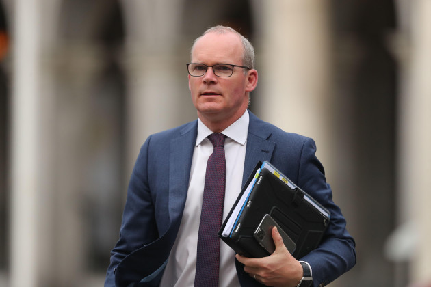 file-photo-dated-210720-of-minister-for-foreign-affairs-and-defence-simon-coveney-who-is-visiting-poland-a-country-that-is-hosting-a-significant-proportion-of-the-millions-of-ukrainians-who-have-f