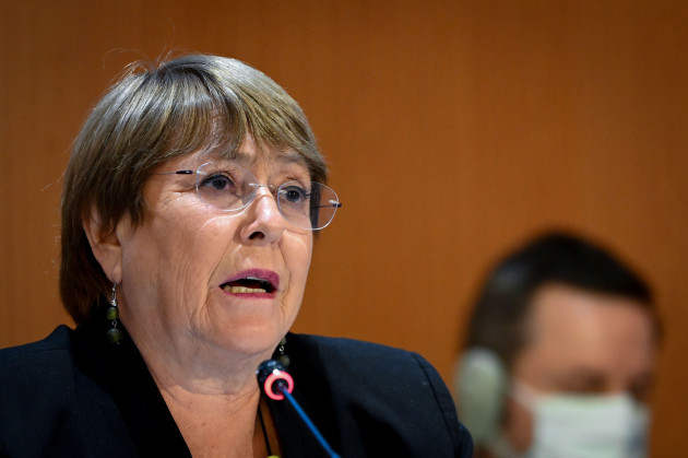 united-nations-high-commissioner-for-human-rights-michelle-bachelet-delivers-a-speech-at-the-opening-of-a-session-of-the-un-human-rights-council-following-the-russian-invasion-in-ukraine-in-geneva