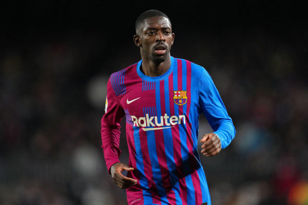 barcelona-spain-13th-mar-2022-barcelona-spain-march-13-2022-ousmane-dembele-of-fc-barcelona-during-the-la-liga-match-between-fc-barcelona-and-ca-osasuna-played-at-camp-nou-stadium-on-march-13