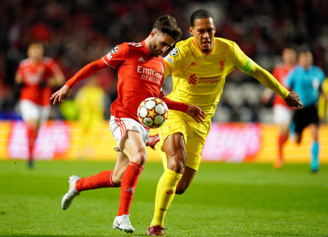 benficas-rafa-left-and-liverpools-virgil-van-dijk-battle-for-the-ball-during-the-uefa-champions-league-quarter-final-first-leg-match-at-the-estadio-da-luz-lisbon-picture-date-tuesday-april-5-2