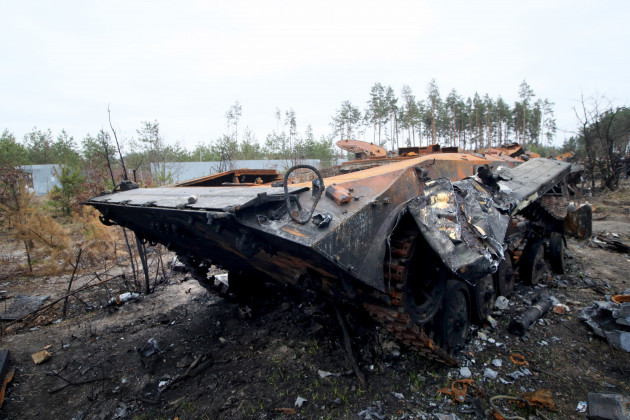 destroyed-enemy-equipment-near-dmytrivka-village