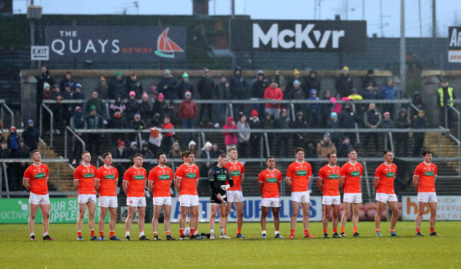 the-armagh-team-stand-for-the-national-anthem