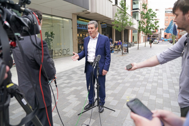 labour-leader-sir-keir-starmer-makes-a-statement-outside-labour-party-headquarters-in-london-following-the-announcement-that-he-is-to-be-investigated-by-police-amid-allegations-he-broke-lockdown-rule