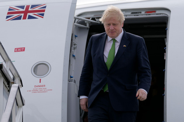 prime-minister-boris-johnson-arrives-at-stockholm-airport-in-sweden-where-he-is-due-to-meet-swedish-prime-minister-magdalena-andersson-following-the-visit-the-prime-minister-is-scheduled-to-travel-t