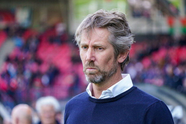 nijmegen-netherlands-april-23-general-director-edwin-van-der-sar-of-ajax-during-the-dutch-eredivisie-match-between-nec-nijmegen-and-ajax-at-het-goffertstadion-on-april-23-2022-in-nijmegen-nether