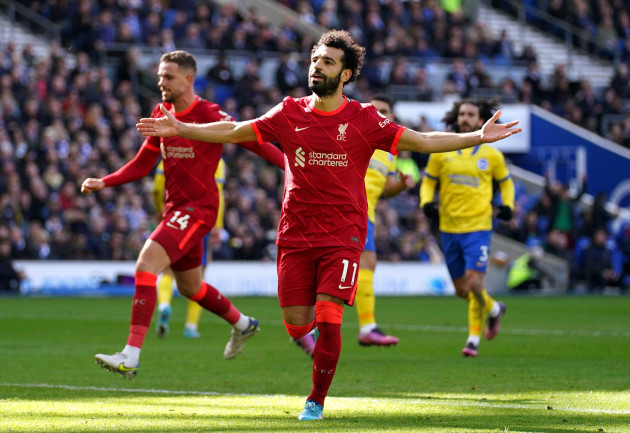 file-photo-dated-12-03-2022-of-liverpools-mohamed-salah-celebrates-scoring-the-20212022-premier-league-in-numbers-issue-date-sunday-may-22-2022