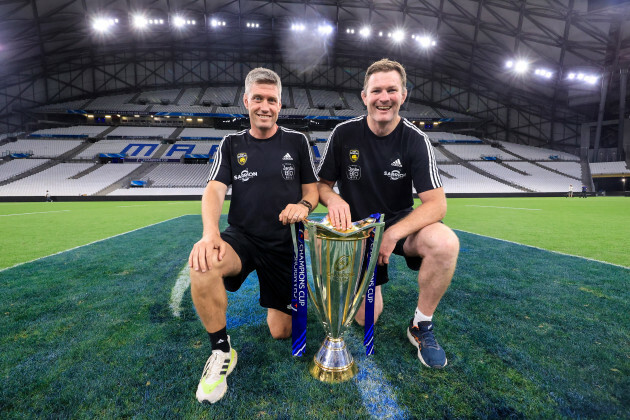 Ronan Ogara et Donacha Ryan célèbrent la Heineken Champions Cup