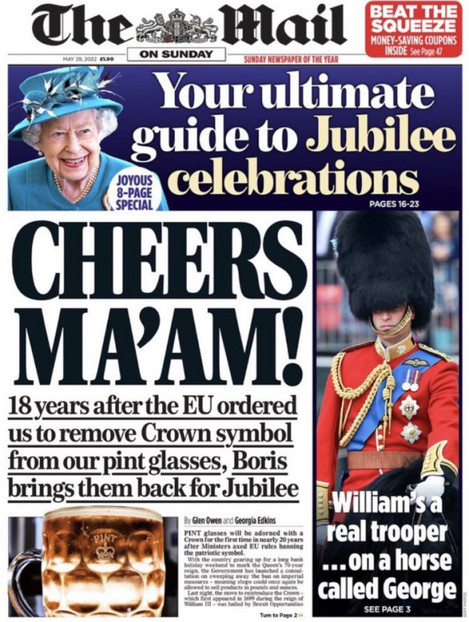 EU stealing the crown of the great British pint, London Evening Standard