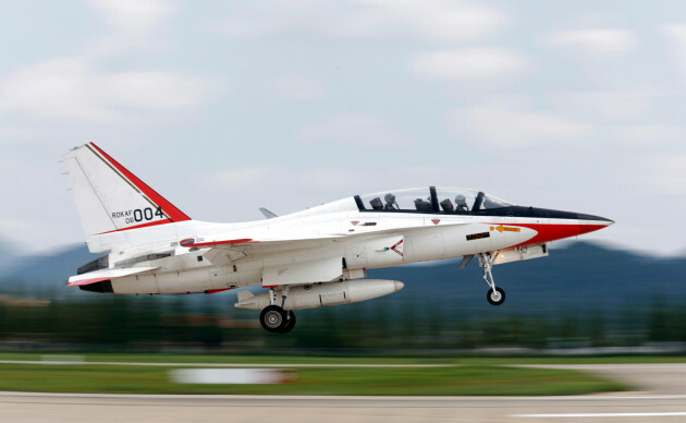 a-t-50-advanced-jet-trainer-takes-off-during-training-at-the-first-fighter-wing-of-the-south-korean-air-force-in-gwangju-about-320-km-200-miles-south-of-seoul-august-14-2013-south-korea-has-its