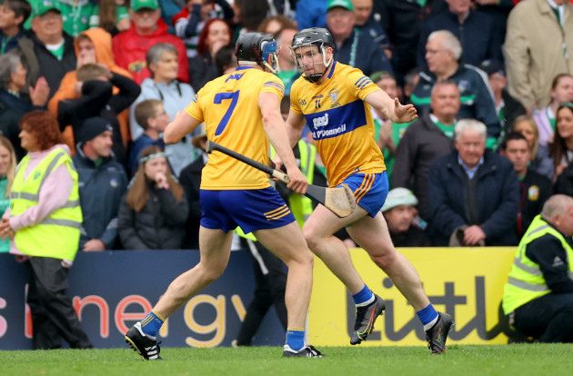 tony-kelly-celebrates-scoring-a-point-to-send-the-game-to-extra-time-with-david-mcinerney