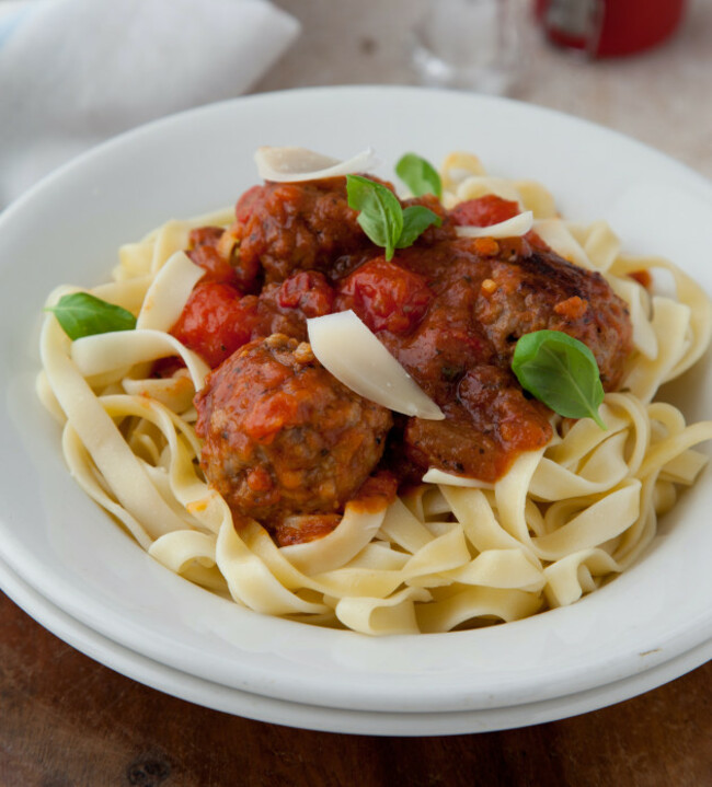 pasta meatballs