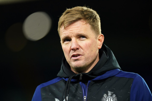 file-photo-dated-22-01-2022-of-newcastle-boss-eddie-howe-who-has-insisted-he-never-doubted-newcastle-could-dig-themselves-out-of-the-relegation-mire-after-taking-on-the-challenge-of-securing-the-stri
