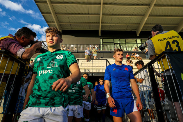 rueben-crothers-and-emilien-gailleton-lead-their-teams-out