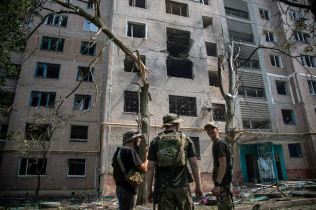 russian-war-on-ukraine-destruction-in-sloviansk