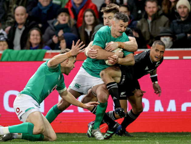 johnny-sexton-with-beauden-barrett-as-garry-ringrose-is-tackled-off-the-ball-resulting-in-a-yellow-card-for-ofa-tuungafasi