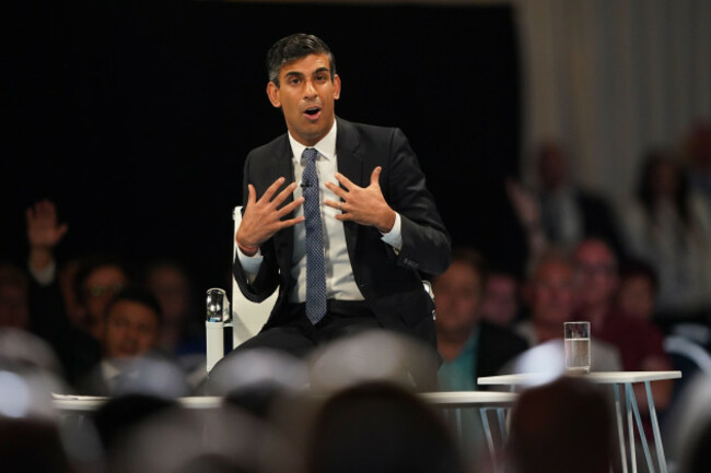 conservative-leadership-candidate-rishi-sunak-speaking-at-a-hustings-event-at-the-pavilion-conference-centre-at-elland-road-in-leeds-picture-date-thursday-july-28-2022