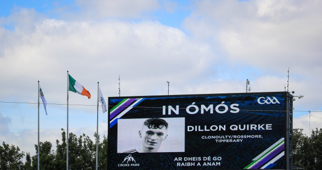a-view-of-the-moments-silence-in-memory-of-tipperary-hurler-dillon-quirke-who-passed-away-recently