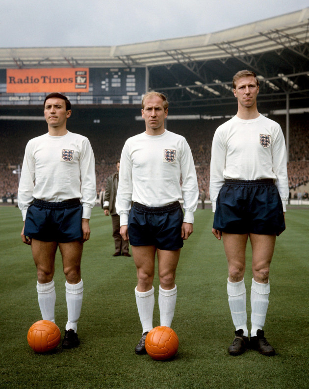 file-photo-dated-10-04-1965-of-brothers-bobby-charlton-centre-of-manchester-united-and-jackie-charlton-of-leeds-united-right-on-the-field-at-wembley-stadium-where-both-were-in-the-england-team-wh