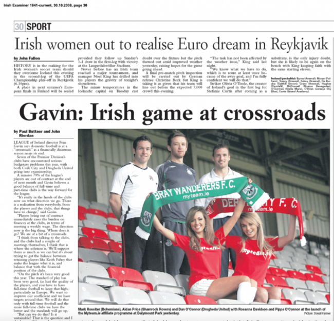 irish examiner pre iceland