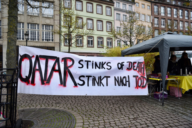 rally-to-denounce-the-conditions-of-qatar-world-cup-strasbourg
