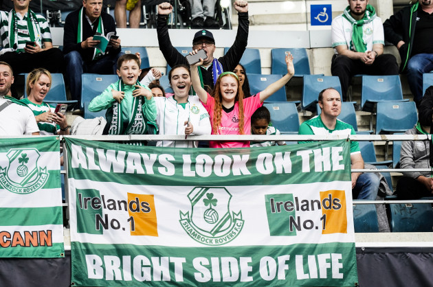 a-view-of-shamrock-rovers-fans-ahead-of-the-game