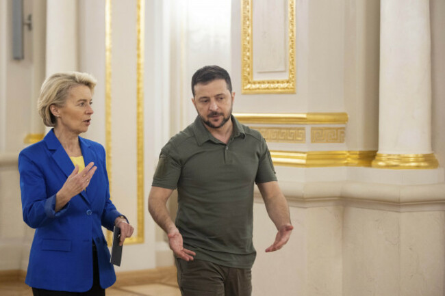 ukrainian-president-zelenskyy-bilateral-meeting-with-european-commission-president-ursula-von-der-leyen