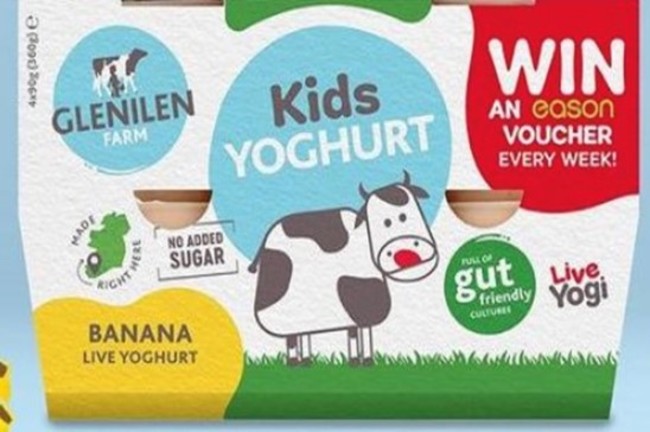 Glenilen Farm Kids Live Banana Yoghurt