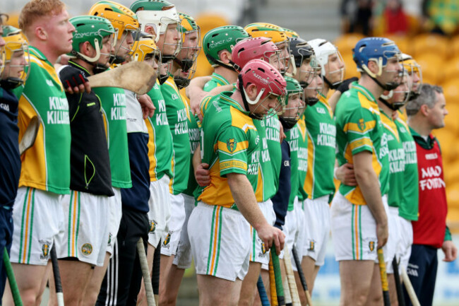 kilcorma-kiloughey-team-during-the-national-anthem