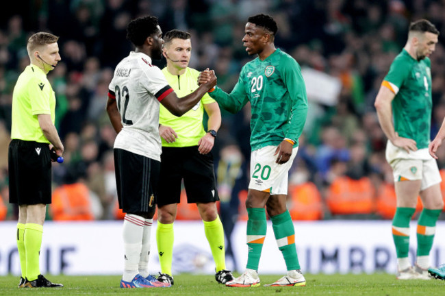 chiedozie-ogbene-shakes-hands-with-orel-mangala-after-the-game