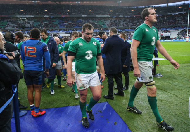 irelands-james-cronin-and-devin-toner-walk-off-the-pitch