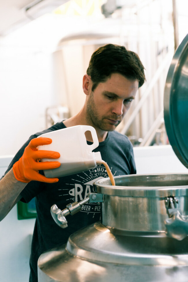 cathal pouring portrait