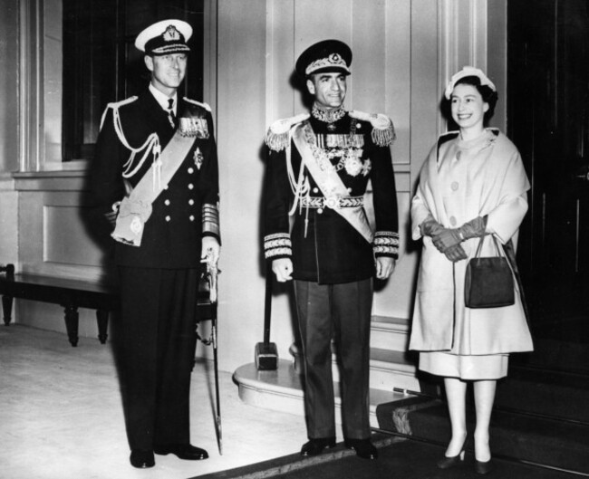royalty-shah-of-iran-uk-state-visit-london
