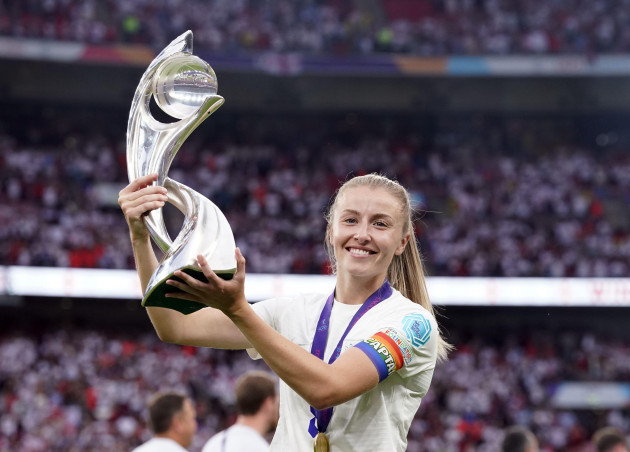 file-photo-dated-31-07-2022-of-england-captain-leah-williamson-who-is-set-to-miss-next-months-friendlies-against-japan-and-norway-arsenal-boss-jonas-eidevall-has-said-issue-date-friday-october-14