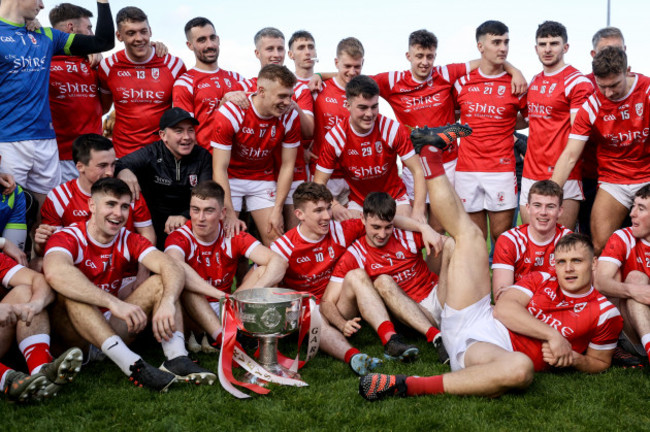 darragh-roche-celebrates-as-the-east-kerry-team-prepare-for-their-photo