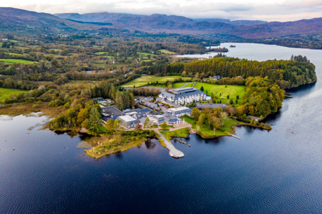 aerialviewofthelakeeskeandharveyspointin