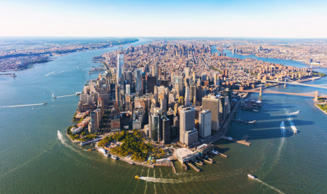 aerialviewoflowermanhattannewyorkcity