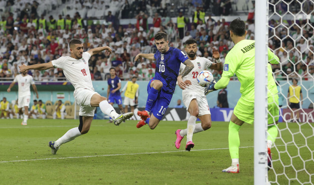 Ferro-11292022-Football-Soccer-World Cup-2022-Qatar-World Cup-2022-Qatar-World Cup-2022-Qatar-groups-group stage-B-match-34-Iran-USA