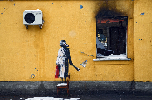 russian-war-on-ukraine-banksy-mural-in-hostomel