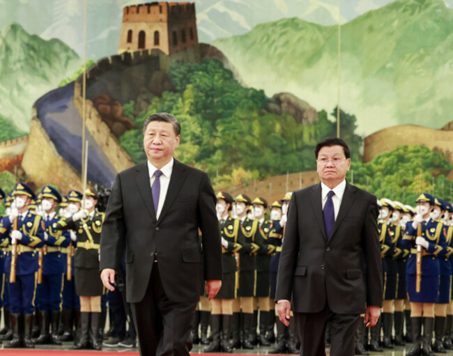 china-beijing-xi-jinping-laos-thongloun-talks-cn