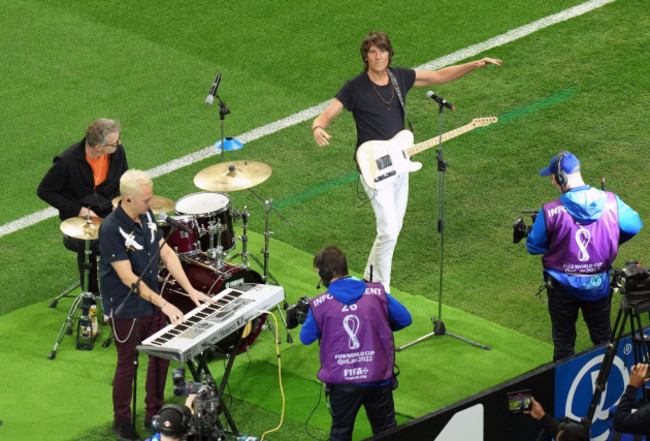 toploader-perform-ahead-of-the-fifa-world-cup-quarter-final-match-at-the-al-bayt-stadium-in-al-khor-qatar-picture-date-saturday-december-10-2022