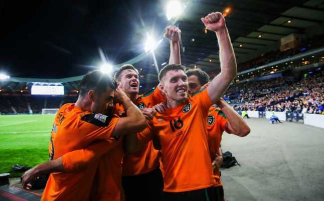 john-egan-celebrates-scoring-the-first-goal-with-troy-parrott-nathan-collins-dara-oshea-and-jayson-molumby