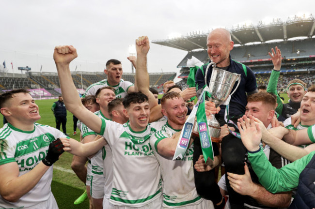 niall-lacey-celebrates-after-the-game-with-the-trophy