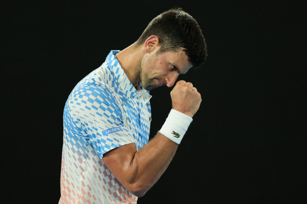 novak-djokovic-of-serbia-reacts-to-defeating-alex-de-minaur-of-australia-at-rod-laver-arena-melbourne-australia-on-23-january-2023-photo-by-peter-dovgan-editorial-use-only-license-required