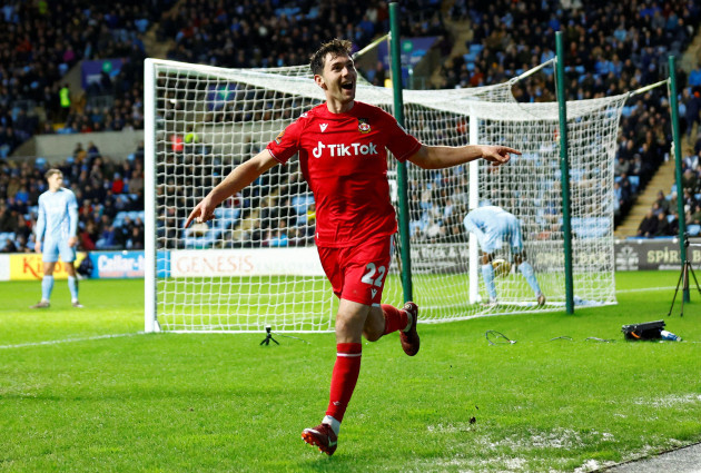 soccer-football-fa-cup-third-round-coventry-city-v-wrexham-coventry-building-society-arena-coventry-britain-january-7-2023-wrexhams-thomas-oconnor-celebrates-scoring-their-third-goal-act