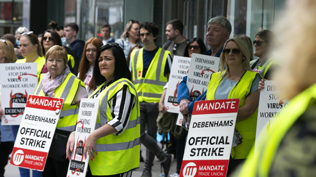 Dublin Henry St 3 Picket Line