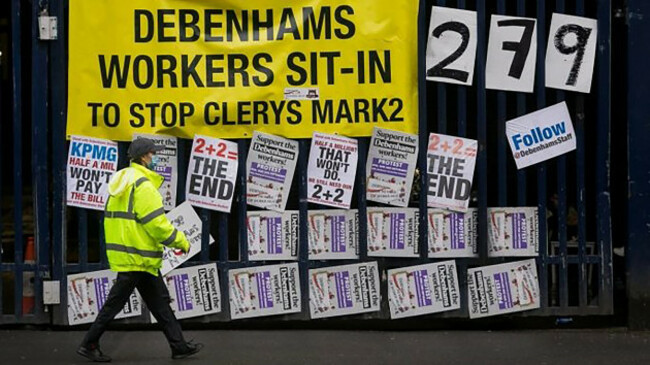 Dublin Henry St 1 Picket Line