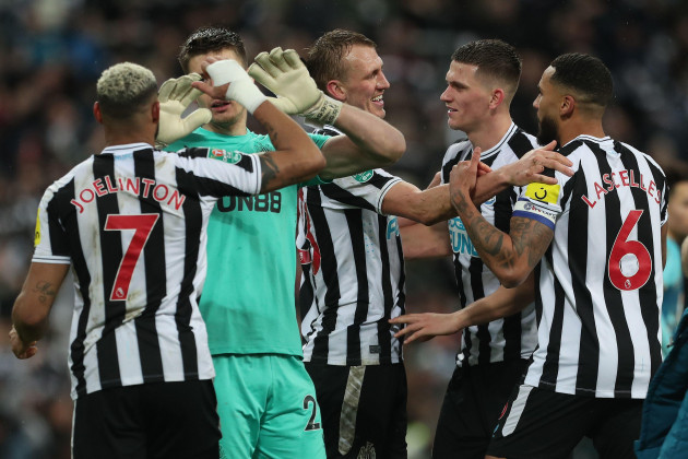 newcastle-uniteds-players-celebrate-after-their-win-in-the-carabao-cup-semi-final-2ng-leg-match-between-newcastle-united-and-southampton-at-st-jamess-park-newcastle-on-tuesday-31st-january-2023