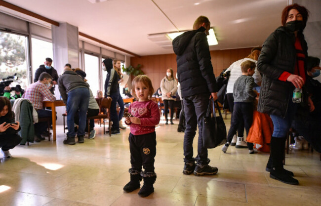 jihlava-czech-republic-02nd-mar-2022-the-new-regional-assistance-centre-for-ukrainian-refugees-started-operating-on-march-2-2022-in-jihlava-czech-republic-ukrainians-are-fleeing-the-war-after